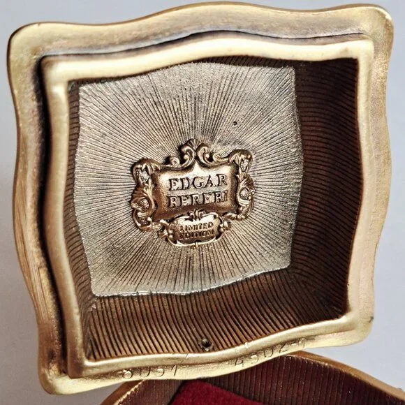 New Edgar Berebi Limited Edition Marcel Fox Box Collectible Jewelry Box